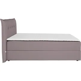 Home Affaire Boxbett HOME AFFAIRE "Kederleicht", grau, B:175cm L:213cm, Komplettbetten, Boxspringbett, inklusive Bettkasten & Topper, in 4 Breiten und 2 Härtegraden