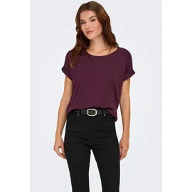 Only T-Shirt "ONLMOSTER – Kurzarmshirt mit Aufschlag und klassischem Look", Damen, Gr.
