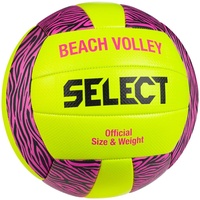 Select Beach Volleyball gelb/pink/schwarz 4