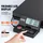 Vevor Plattformwaage 10g-50kg Paketwaage 2g Genauigkeit Digitalwaage kg/lbs/lbs:oz/g Zählwaage 250x250x43mm ABS-Gehäuse Tara-/Hold-Funktionen AC/DC-Netzteil Industriewaage Briefwaage Waage