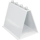 Veloflex Tisch-Flipchart A4 quer mit Außentasche  weiß
