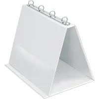 Veloflex Tisch-Flipchart A4 quer mit Außentasche  weiß