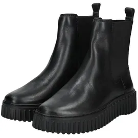 CLARKS Torhill Maple 26173858 4, Chelsea Boots, Stiefel in schwarz 38 - Black Leather - EU