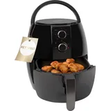 Bomann FR 6057 HCB Einzelbild 3,6 l Eigenständig 1350 W Heißluftfritteuse Schwarz, Silber