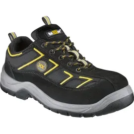 teXXor S1-sicherheitshalbschuhe Metz Schwarz/gelb Src, Stahlkappe 611342 Gr.42
