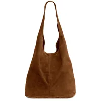 CASPAR Modell No.767 Shopper Wildleder Cognac