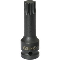 KS Tools 1/2" Kraft-Bit-Stecknuss Vielzahn, lang, M16