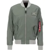 Alpha Industries Ma-1 Ttc Jacke - Vintage Green / Silver - L