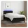 vidaXL Boxspringbett 100 x 200 cm Schwarz