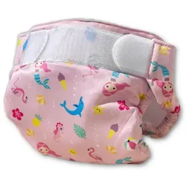 FREDS SWIM ACADEMY Freds Swim Nappy Schwimmwindel, wiederverwendbar, pink, Größe 1: 4-9 kg