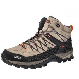 CMP Rigel Mid Trekking Shoes Wp, Sand-Flame, 40