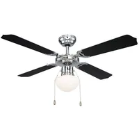 ETC Shop Deckenventilator, Deckenlampe Ventilatorlampe 3 Stufen Vor- Rücklauf