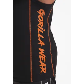Gorilla Wear Monterey Tanktop Schwarz/Orange L