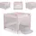 Cangaroo Laufstall Joyzi Matratze Reisebett faltbar Tasche vier Plüschfiguren rosa