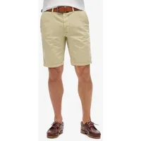 Superdry Vintage Officer Chino Shorts - Chateau Grey -