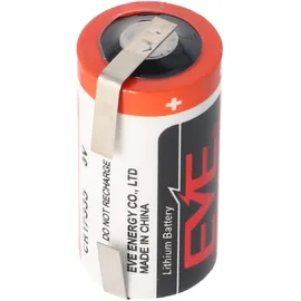 Eve CR17335 3V Lithium Batterie mit Lötfahnen oder Lötpaddel auswählbar