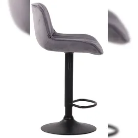 CLP 2er Set Barhocker Lentini Samt schwarz