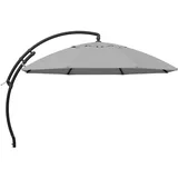 SUN GARDEN Ampelschirm Easy Sun Ø 375 cm Hellgrau