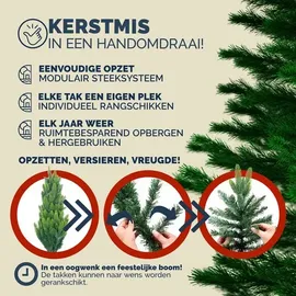 CASARIA Weihnachtsbaum künstlich grün 180 cm