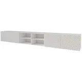 altdecor Zeno Lowboard 300 cm Weiß Holz