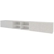altdecor Zeno Lowboard 300 cm Weiß Holz