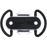 CON-TEC Universalhalter ADD.ALL Halterung für Handy, Taschenlampe oder Flasche, schwarz/silber