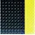 miltex Arbeitsplatzmatte PVC 60,0 x 90,0 cm schwarz/gelb