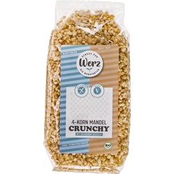 Werz 4-Korn-Vollkorn-Mandel-Crunchy Knusper-Müsli glutenfrei bio