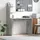 vidaXL Schreibtisch Beton Grau 102 x 50 x 124 cm Holzwerkstoff