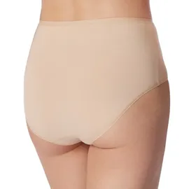 SCHIESSER Damen Slip 4er Pack - Midi-Slip, Cotton Stretch, uni Beige (Sand) 3XL