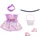 Zapf Creation BABY born Deluxe Fahrrad Outfit