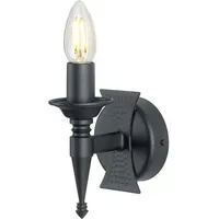 Elstead Lighting Elstead Lighting, Wandleuchte Saxon Wandleuchte E14 Schwarz,