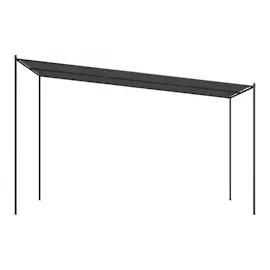 vidaXL Pavillon 4 x 4 m Anthrazit