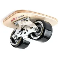 TWOLIONS pro Skates-Drift Skate,Stahl-Ahorn/Holz 72mm PU Räder und ABEC 7 Kugellager,Skates Aluminum Alloy Drift Roller Skateboard -Cloud-Totem(links & rechts) (Schwarz)