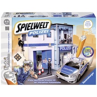 Ravensburger tiptoi Spielwelt Polizei -00759 / Erlebe den spannenden Polizistenalltag und gehe auf Verbrecherjagd!