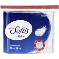 Hakle Super-soft Softis Toilettenpapier 4-lagig 9 Rollen à 100 Blatt