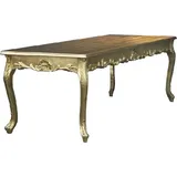 Casa Padrino Barock Esstisch Gold 180cm - Esszimmer Tisch - Möbel Antik Stil - Gold