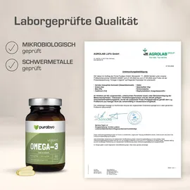 Purabyo Omega 3 Algenöl Kapseln 60 St.