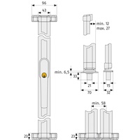 ABUS FOS550 weiß