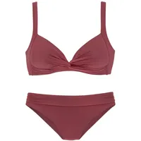 LASCANA Triangel-Bikini Damen Rostrot 40 Cup A