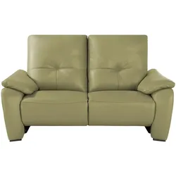 Wohnwert Ledersofa  Halina ¦ grün ¦ Maße (cm): B: 169 H: 98 T: 98.0