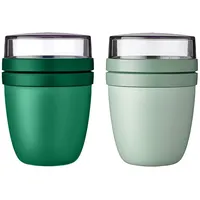 Mepal Lunchpot Ellipse Mixed Vivid Green/Nordic Sage 500 ml + 200 ml