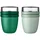 Mepal Lunchpot Ellipse Mixed Vivid Green/Nordic Sage 500 ml + 200 ml