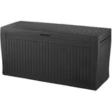 Keter Gartenbox Aufbewahrungsbox 270 L Comfy Storage Box Graphite
