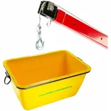Mörtelkasten 110x67x49cm Mörtelwanne Mörtelkübel Zementwanne 200L kranbar