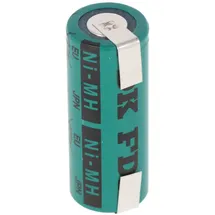 FDK (ehem. Sanyo) Sanyo HR-4/5AU NiMH Akku 2150mAh 4/5A, 43x17mm mit Lötfahne in U-Form