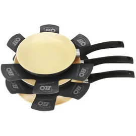 ELO Pfannenschoner-Set 2-teilig PROTEC, Schwarz - Textil - Ø 37 cm