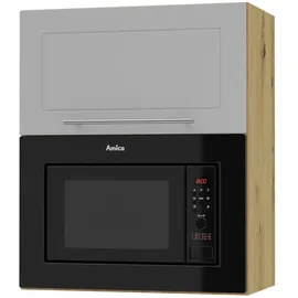 Feldmann-Wohnen Hängeschrank Mikrowellenumbauschrank 60 x 32,5 x 72 cm Grau