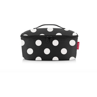 Reisenthel coolerbag M pocket Kühltasche mit Obermaterial aus recycelten PET-Flaschen Ideal für das Mittagessen unterwegs, Couleur:dots white