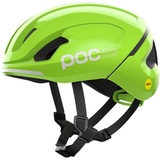 POC POCito Omne MIPS Fahrradhelm für Kinder mit MIPS-Rotationsschutz und fluoreszierenden Farben für gute Sichtbarkeit, Fluorescent Yellow/Green